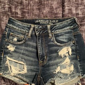 AE high rise shorts